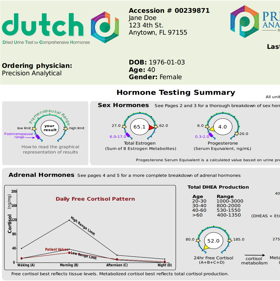 Dutch Plus Test