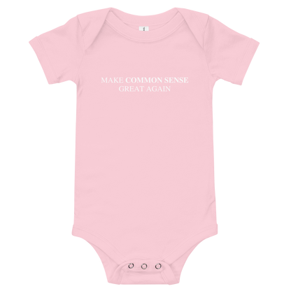 Make Common Sense Great Again Onesie